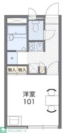 レオパレスバロンIIの物件間取画像